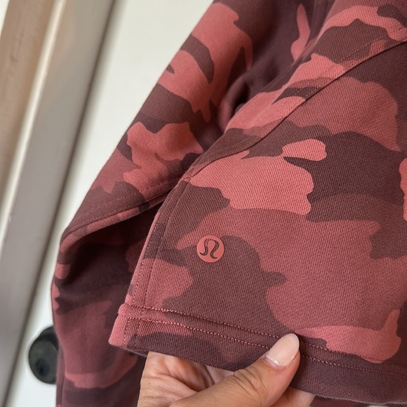 Lululemon All Yours Cropped Hoodie Heritage 365 Camo Brier Rose Multi size 4 - Picture 5 of 5